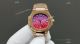GR factory Copy Patek Philippe Nautilus Women Watches Bergen Sunrise Dial Rose Gold 32mm (3)_th.jpg